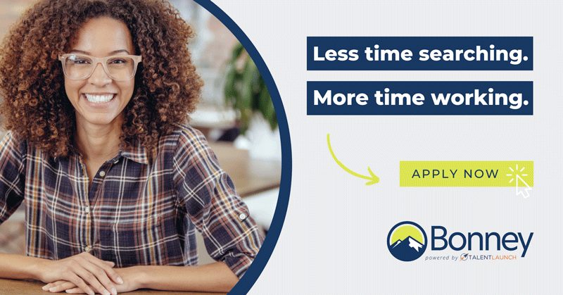 Less time searching more time working. Click to apply.